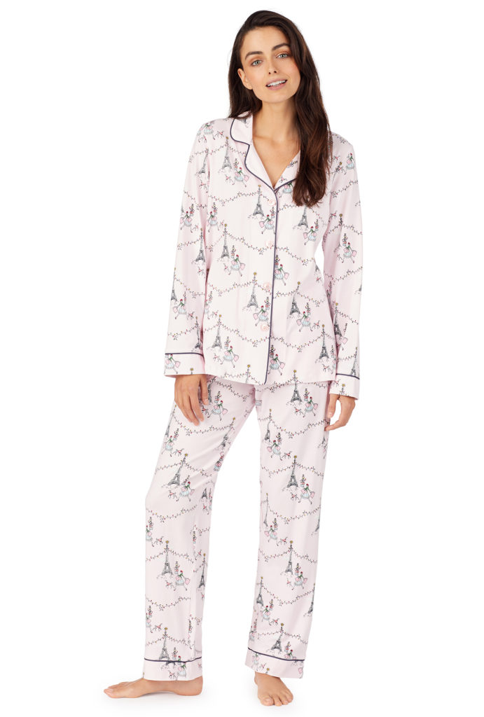 Christmas in Paris Pajamas in Classic Stretch | Shades Of Sleep